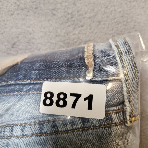 Nautica Jeans Mens 35x30 Blue Straight Leg Relaxed Distressed Denim - Picture 10 of 10